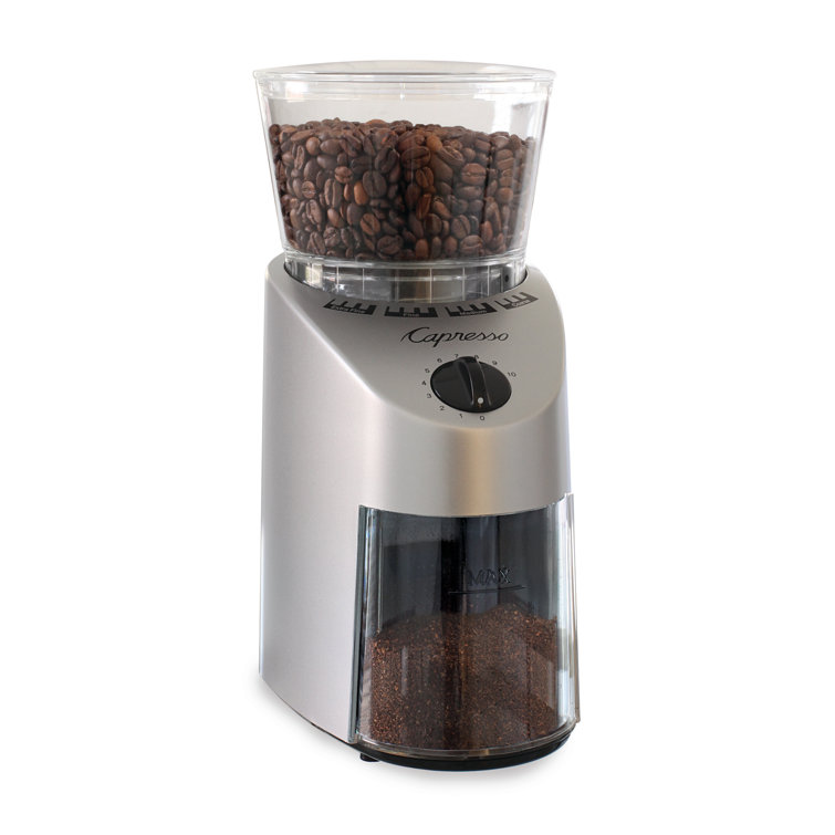 Capresso Infinity Conical Electric Burr Coffee Grinder & Reviews Wayfair